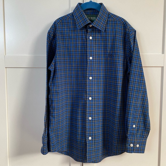 Plaid Button Down Dress Shirt - Picture 1 of 7